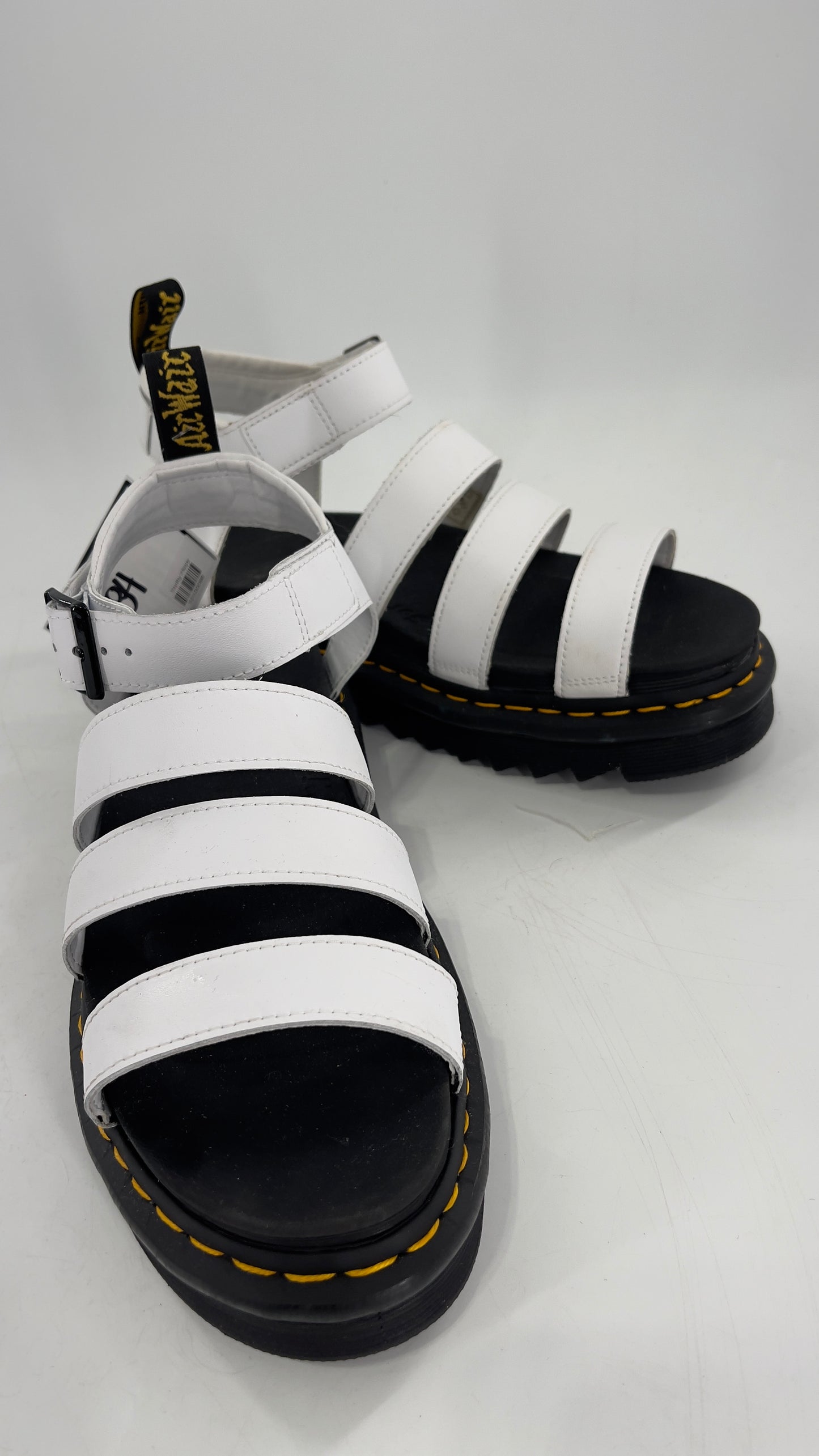 Dr. Martens White Platform Gladiators (10)