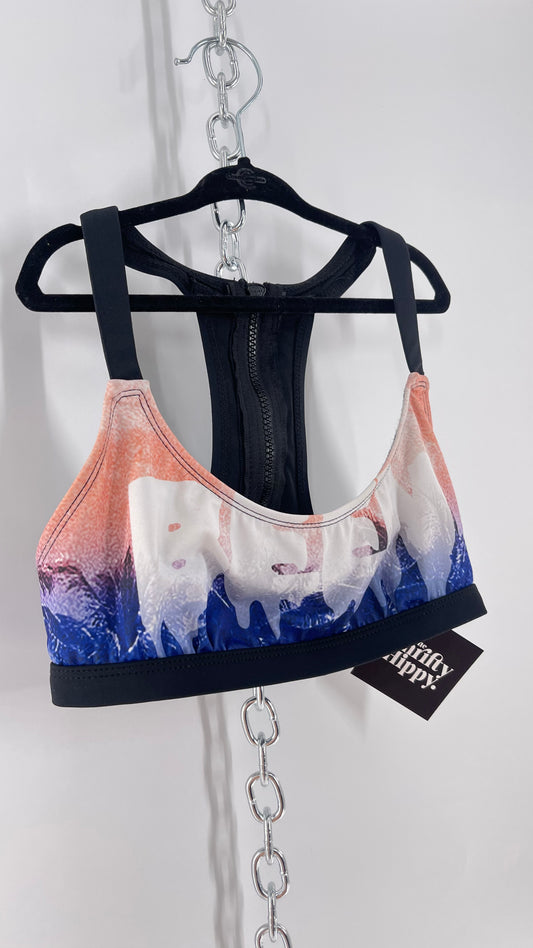 BEENTRILL Zip Back Sports Bra (Small)