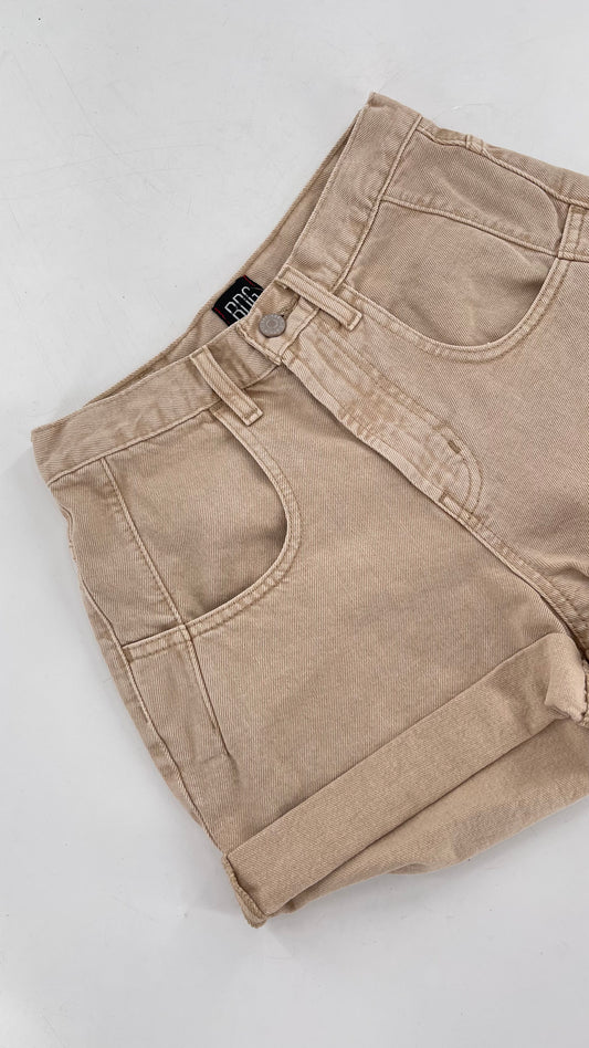 BDG Urban Outfitters Beige High Waisted Shorts (26)