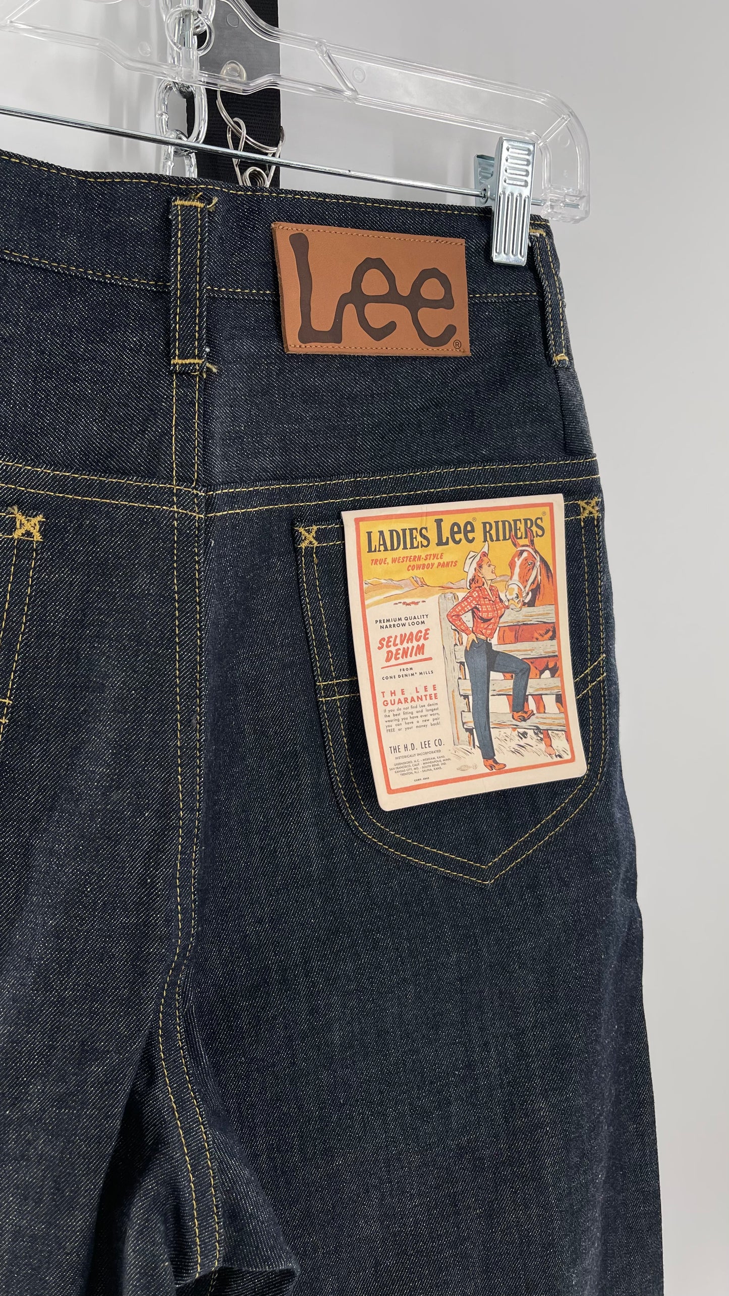 Deadstock Vintage Free People Lady Lee Riders Dark Wash Jeans (Size 28)