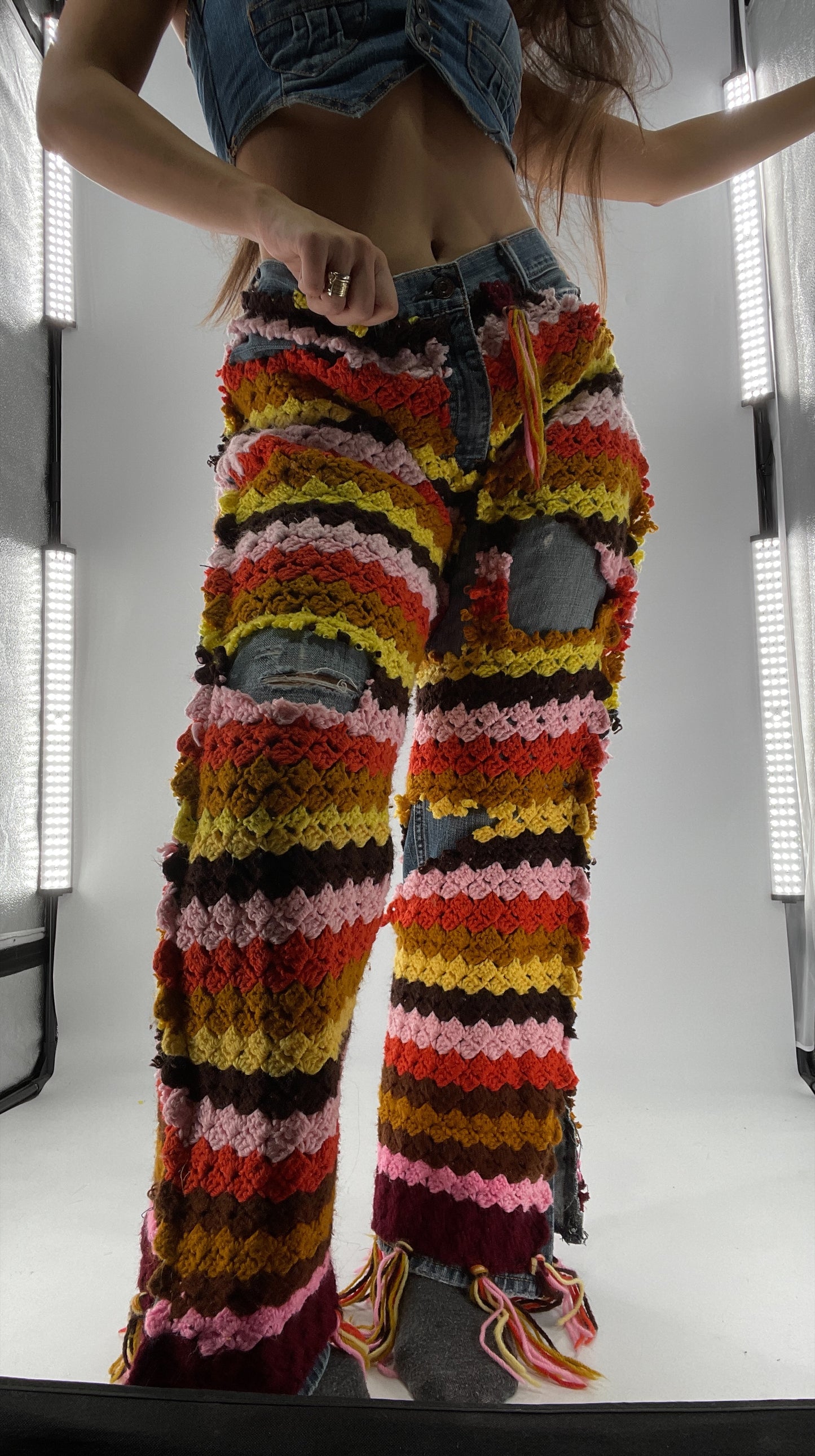 CUSTOM Handmade Raggedy Ann Crochet Levi’s
