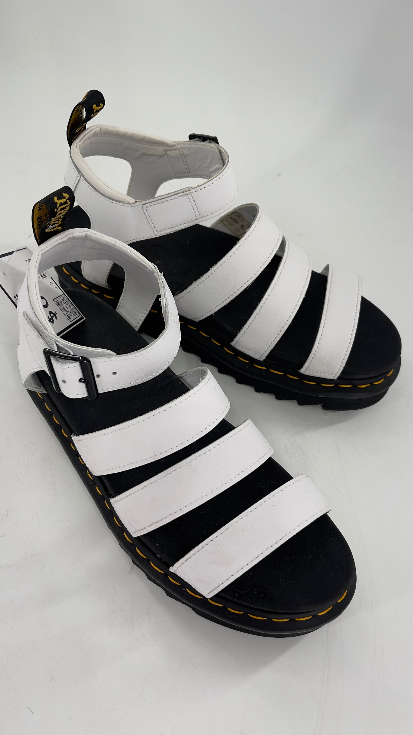 Dr. Martens White Platform Gladiators (10)