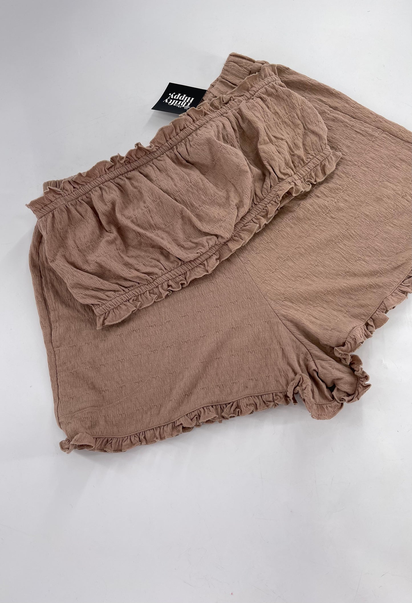 Free People Clay Toned Bandeau and Short Set (Large)