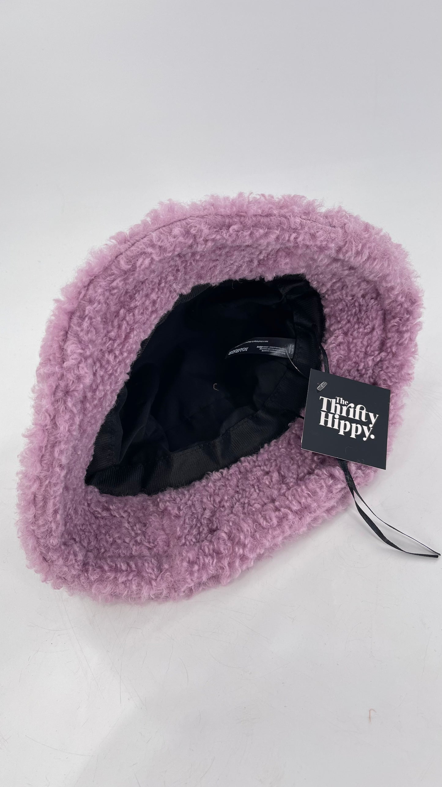 Urban Outfitters Lilac Fuzzy Bucket Hat