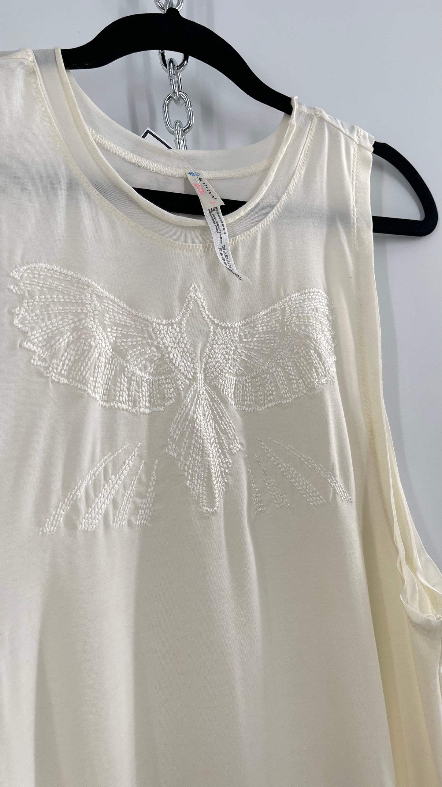 Free People Embroidered Pheonix Tank (Small)