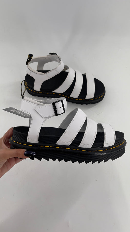 Dr. Martens White Platform Gladiators (10)