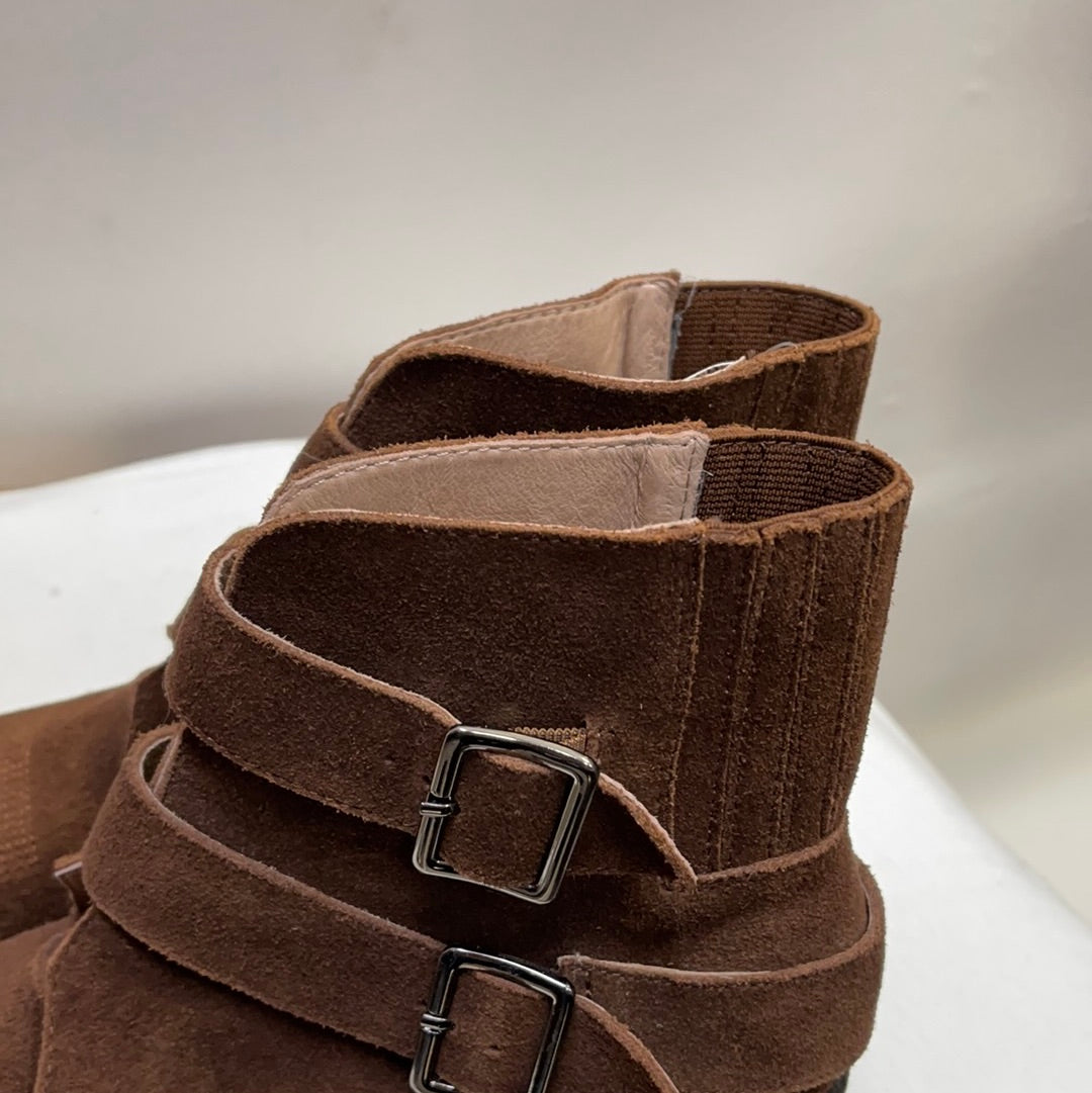 Anthropologie Brown Boots