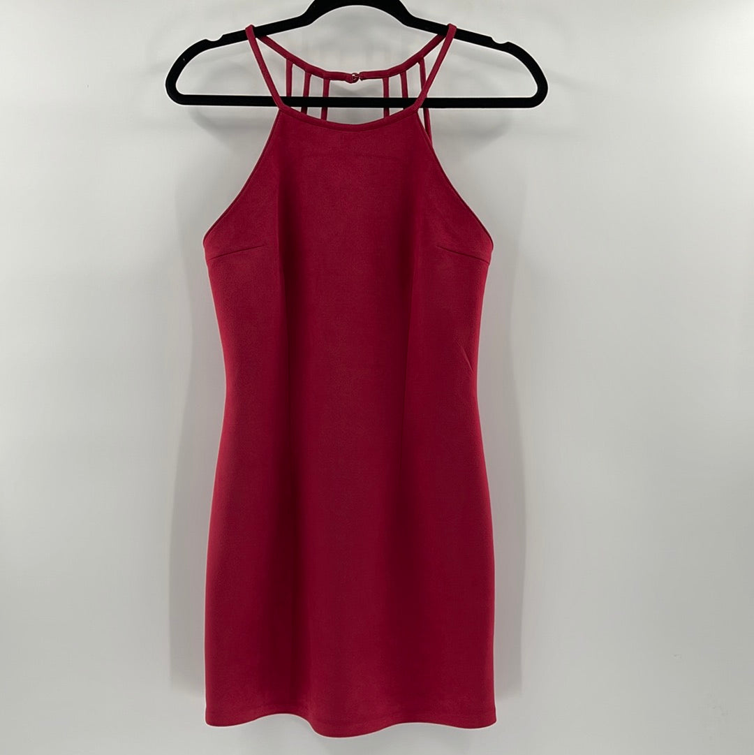 Urban Outfitters - Pink Open Back Sleeveless Mini Dress (Size US 6 )