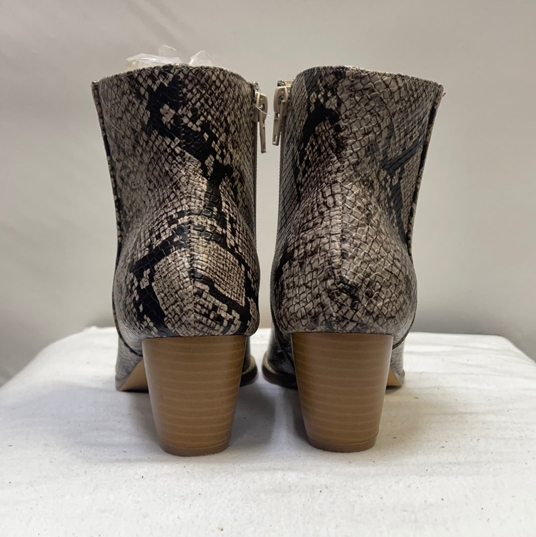 Vegan leopard print outlet boots