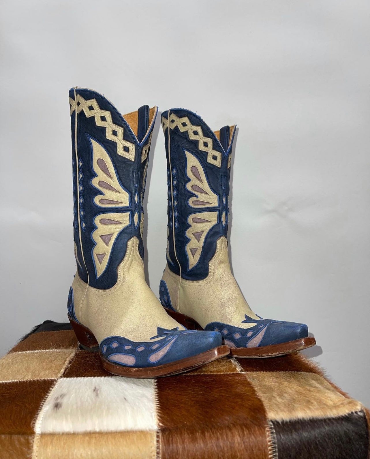 The Old Gringo Butterfly Blue boots