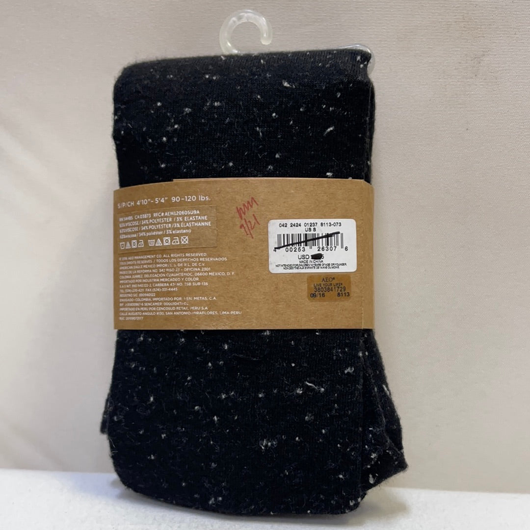 American Eagle Outfitters Black Speckled Tights
