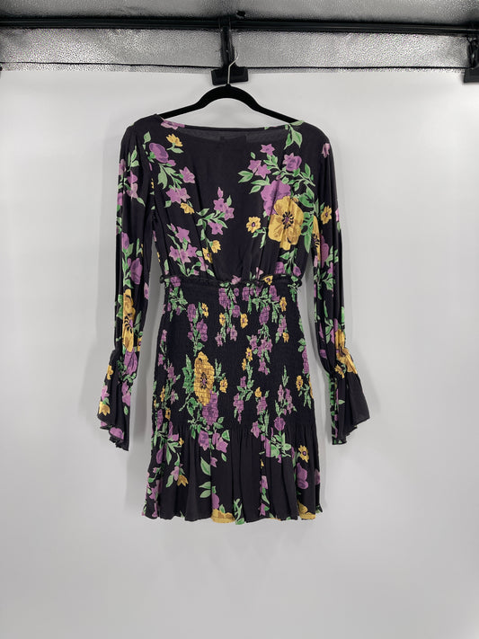Urban Outfitters Smocked Floral Dress