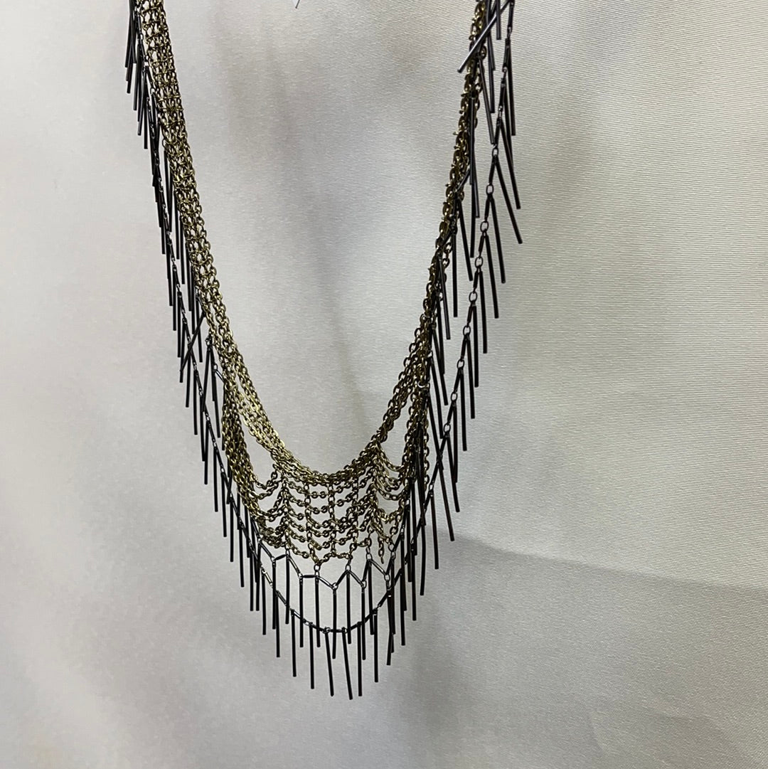 Free People Webbed MixedMetal Necklace