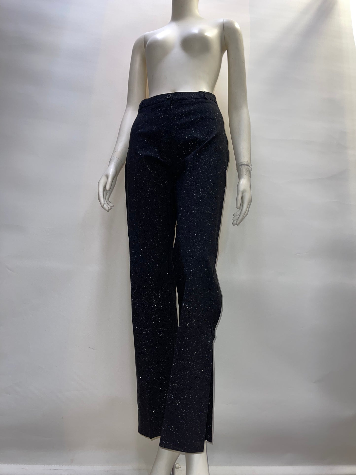 CLOCKHOUSE Vintage Button Up Sparkle Pants (Sz 28)