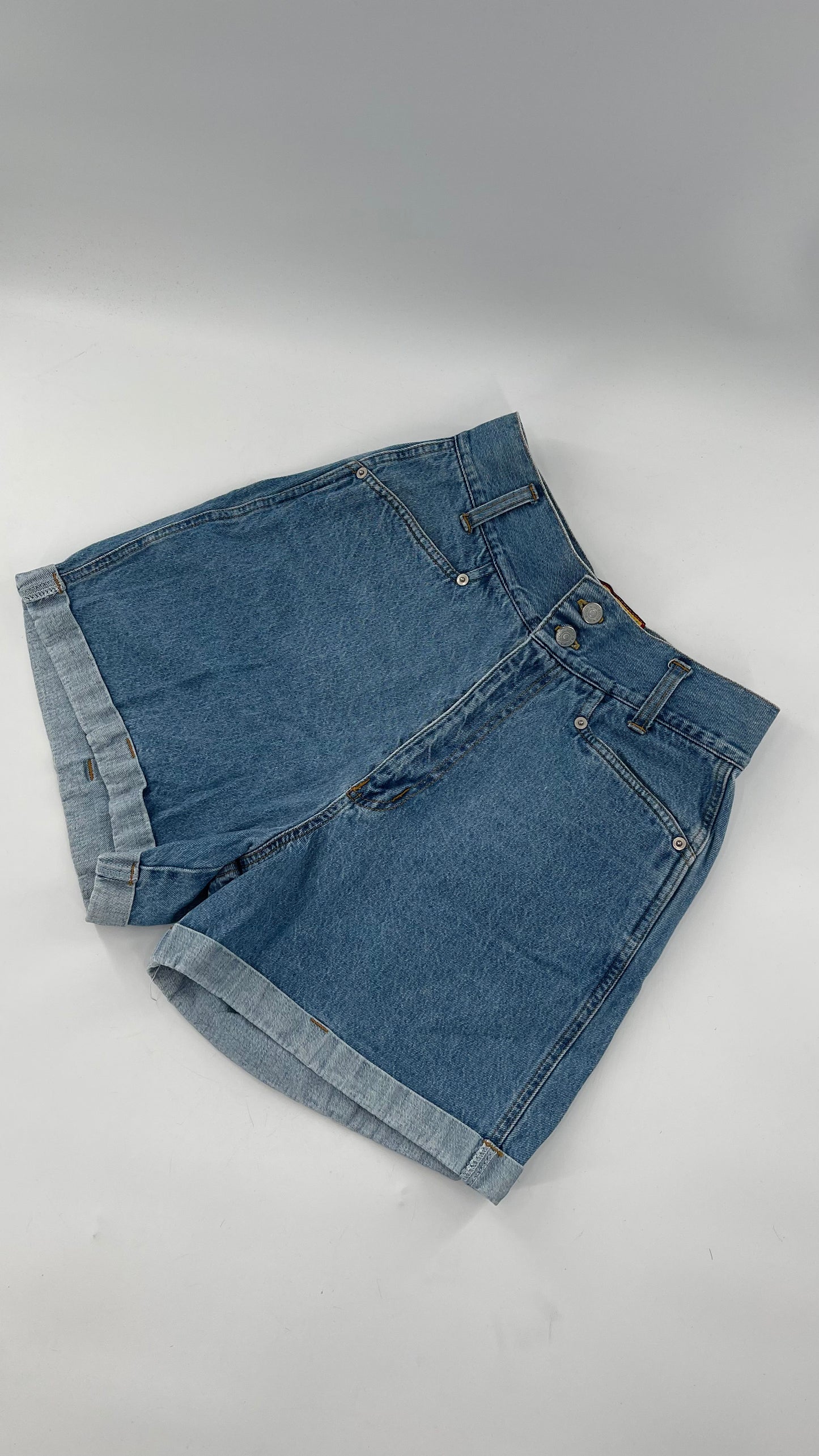 Vintage JG Hook 80s High Waisted Denim Shorts (10)