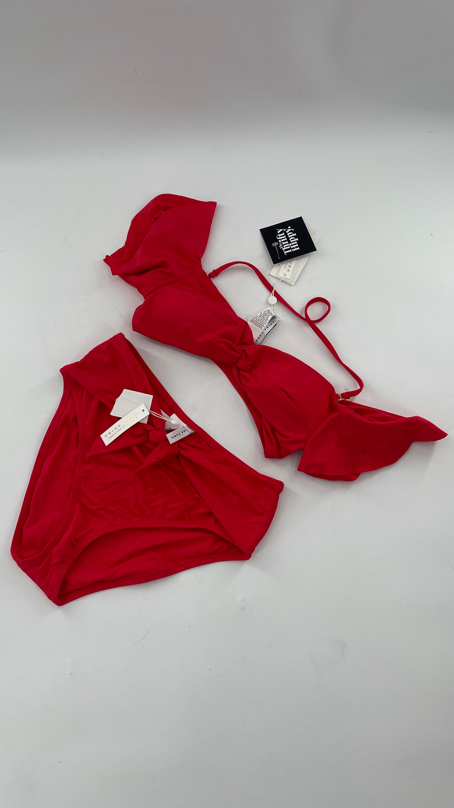 TRINA TURK Red Bikini Set with Tags (6)