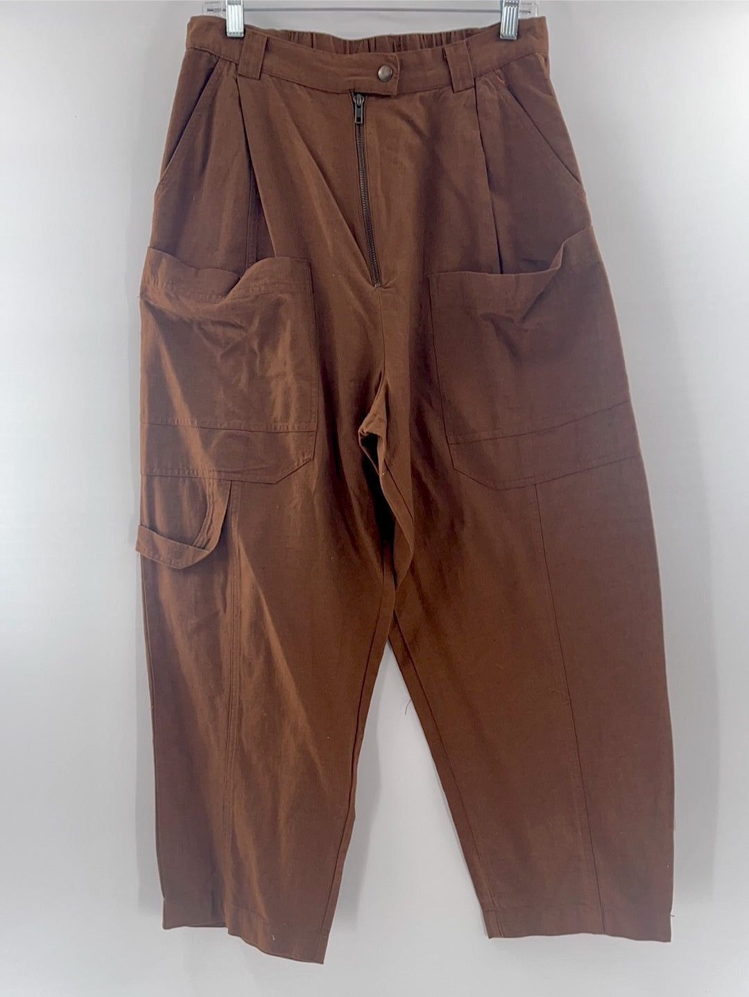 Urban Outfitters Brown Zip Up Multi Pocket Pants (Size 10/UK 14)