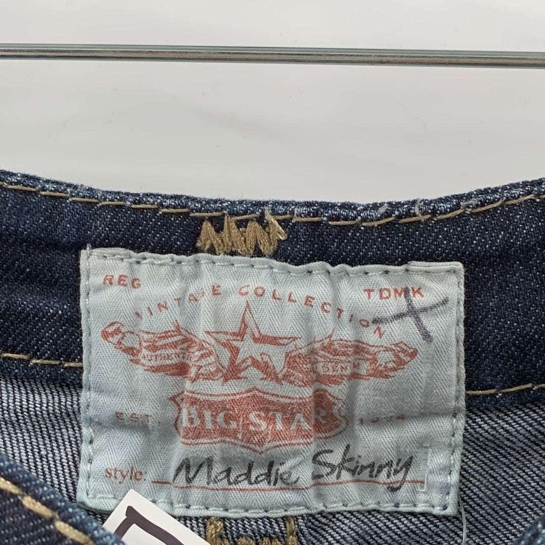 Big Star Vintage Maddie Skinny Jeans (Size 32 R)