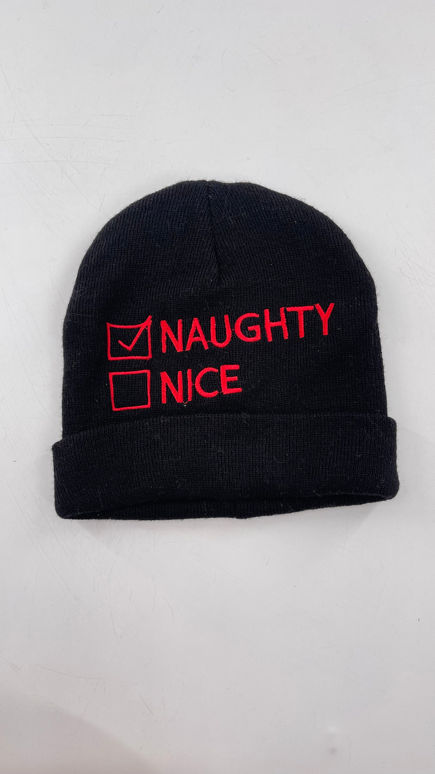 Ashley Stuart Naughty/Nice Beanie