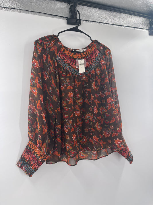 Ranna Gil Fall Toned Blouse (S)