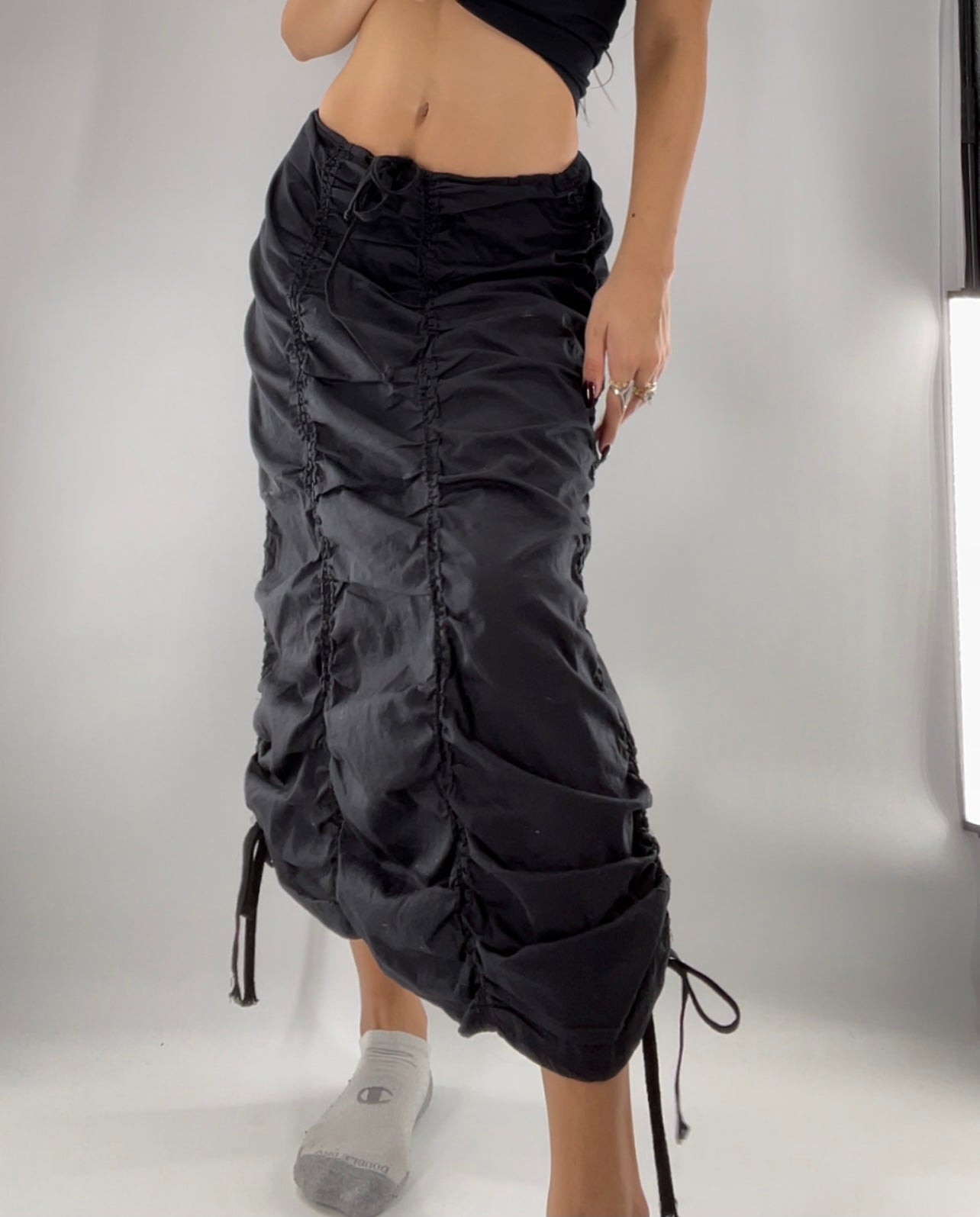 Mix Nouveau NY Black Cargo Skirt (Large)10