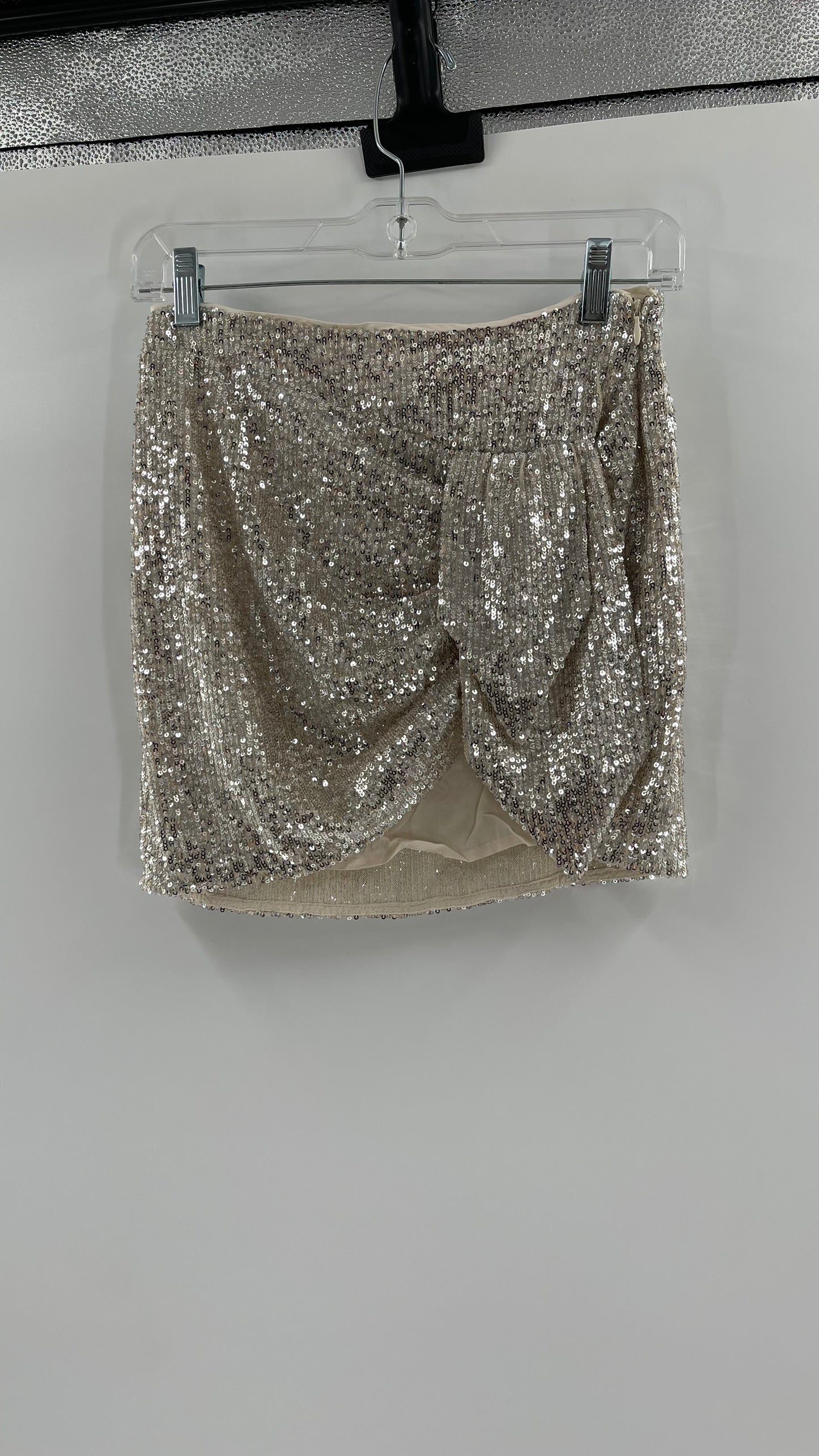 Free People Champagne Sequin Skirt (0)