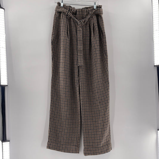 Free People Houndstooth trousers (Sz S)