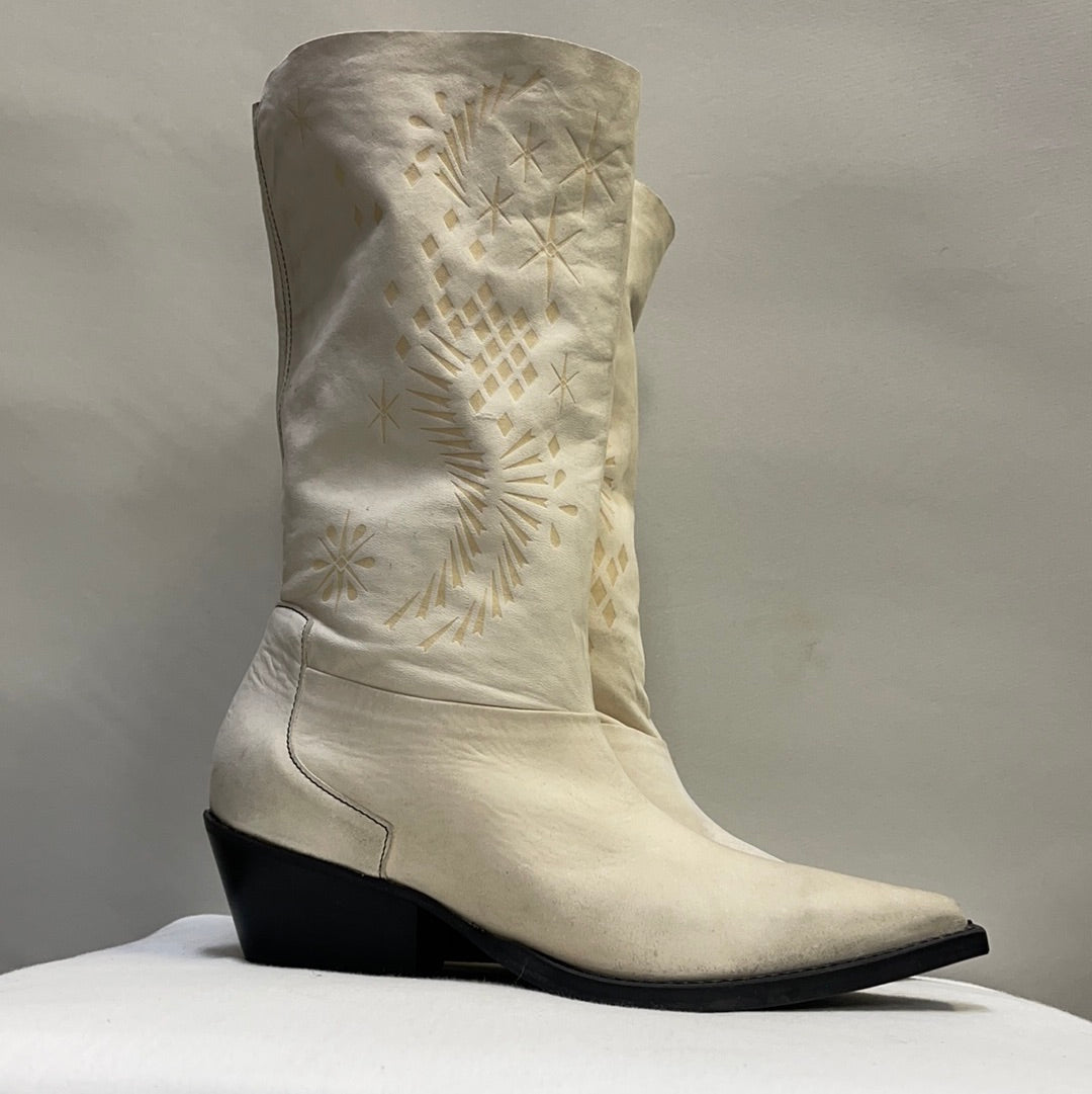 Free People White Boots
