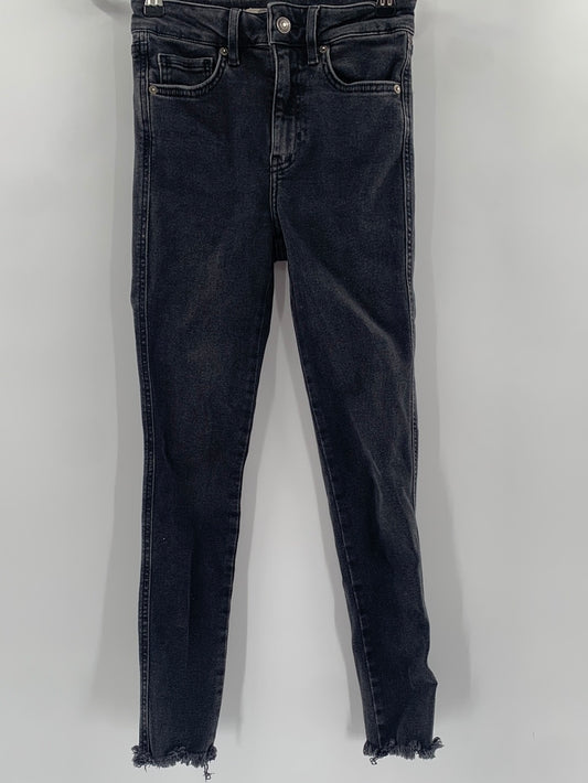 Free People Black Skinny Jeans (Size 25)