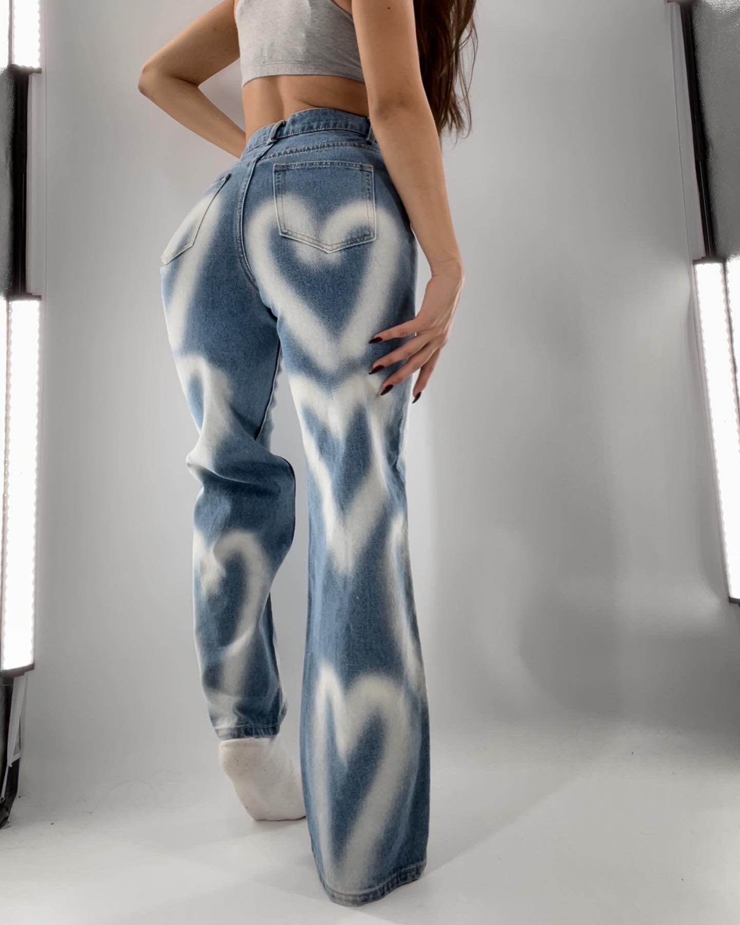 NWT Adika Heart Jeans (XS)