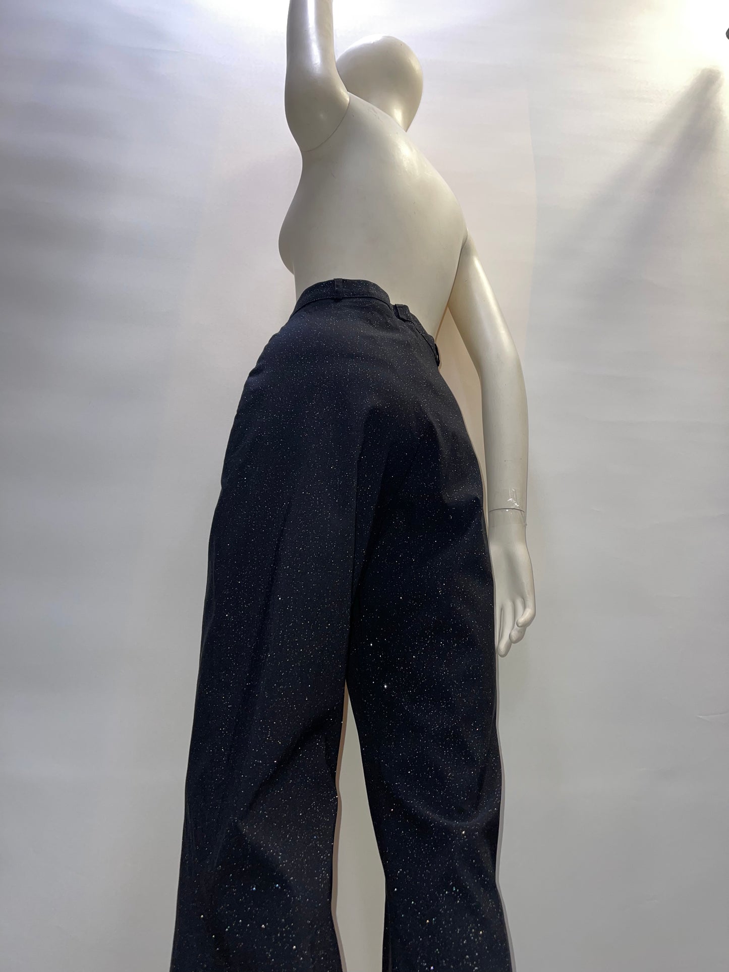 CLOCKHOUSE Vintage Button Up Sparkle Pants (Sz 28)