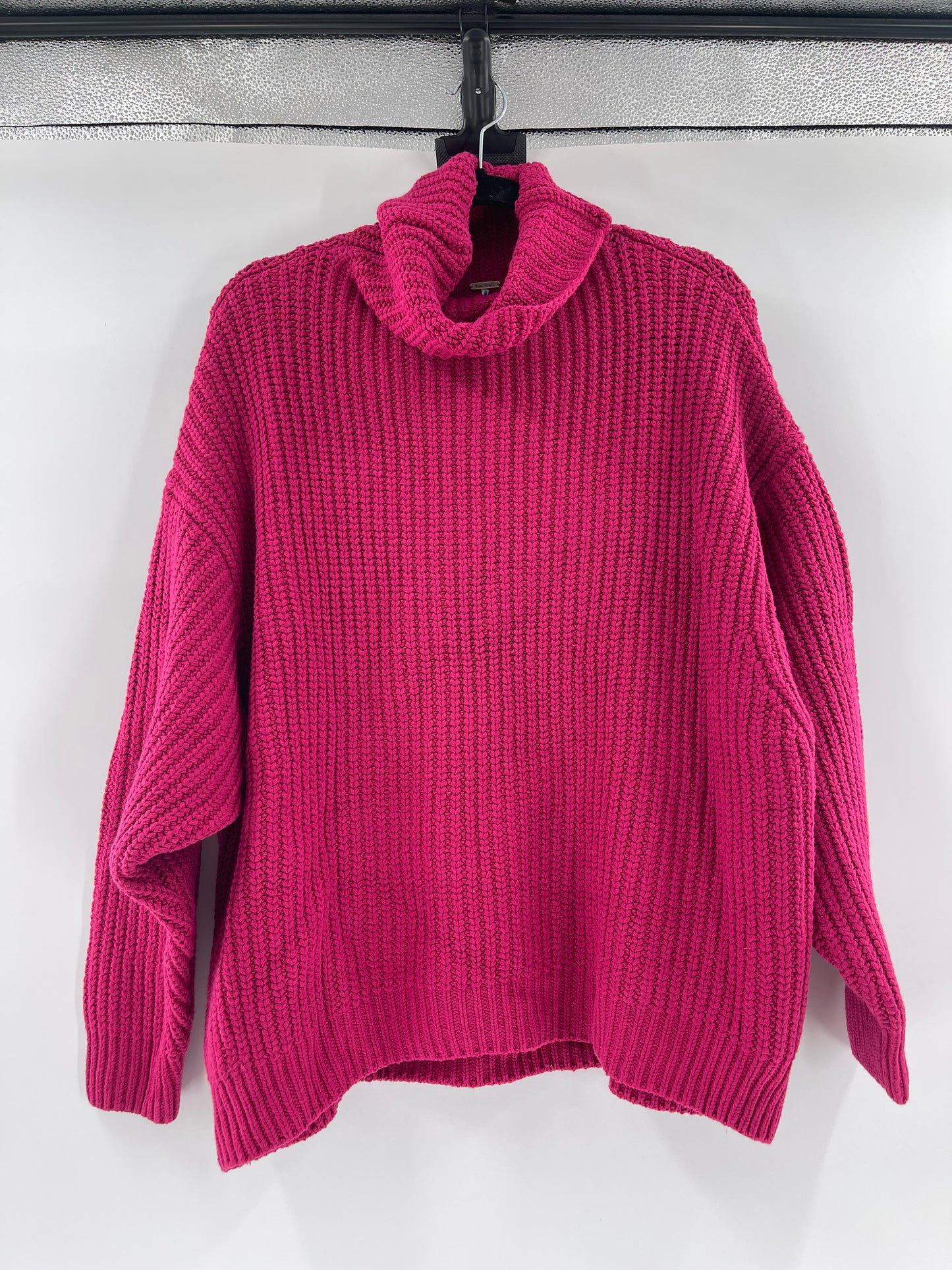 Fuschia Thick Knit Sweater (S)