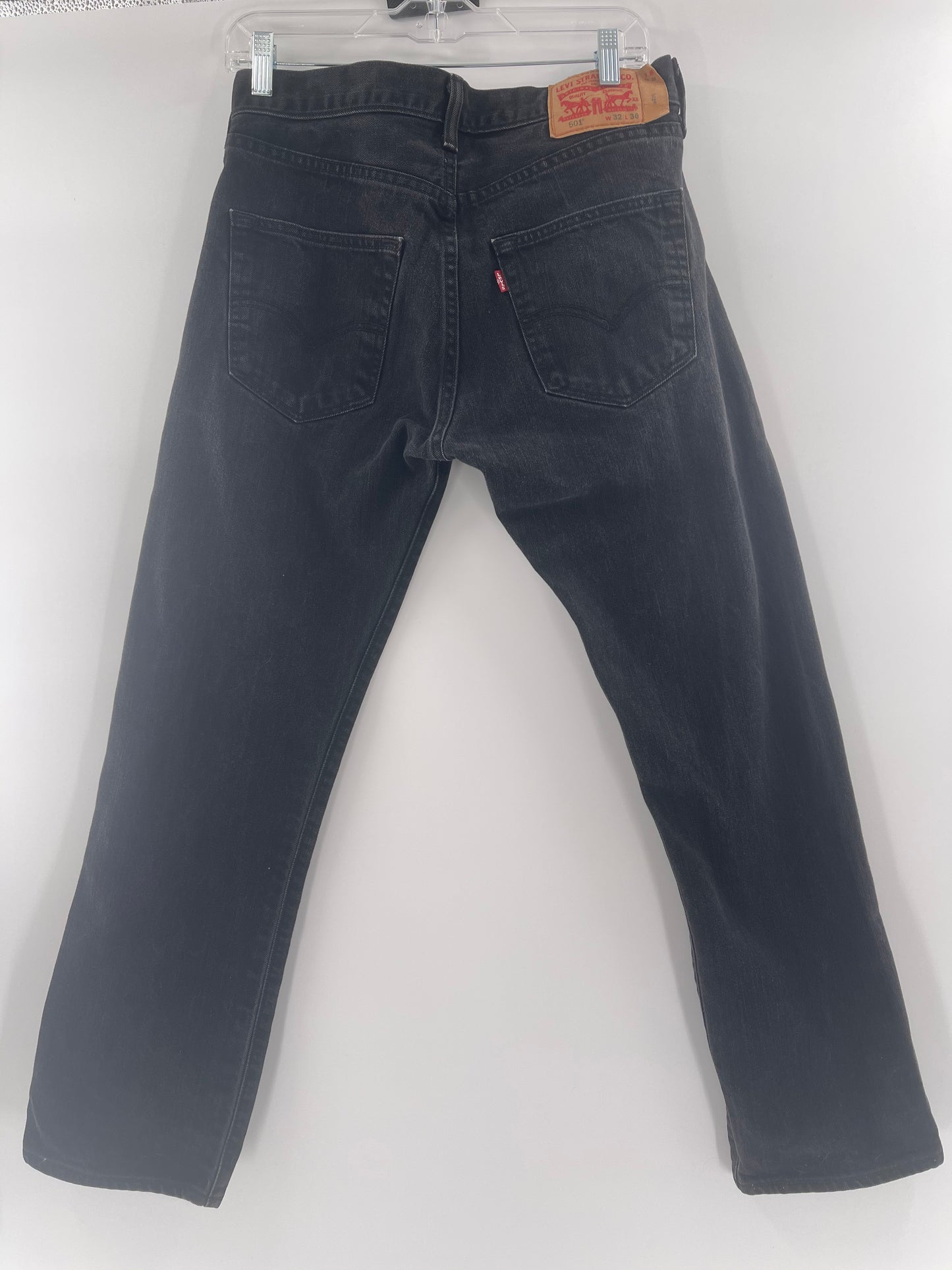 Vintage Levi Strauss Black Jeans (Size 32 x 30)