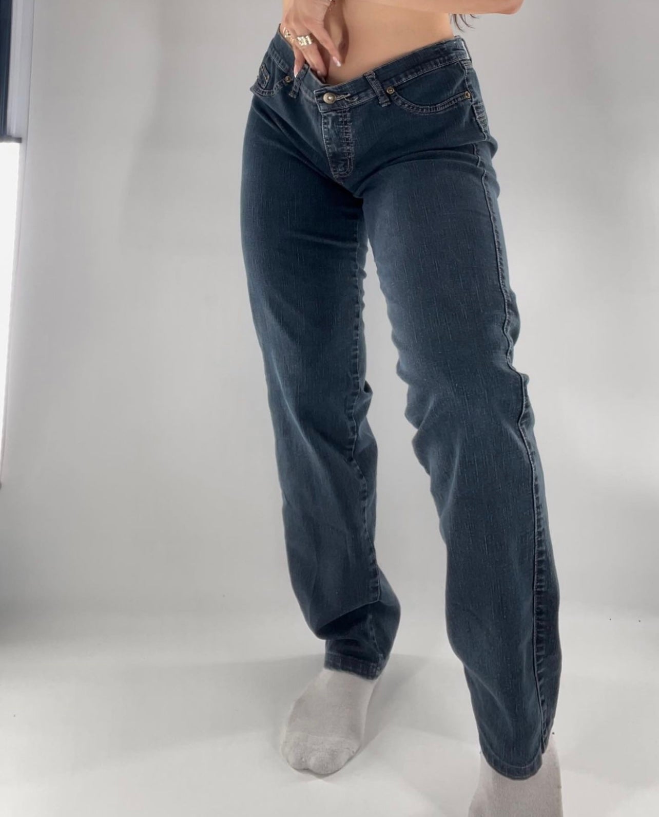 90’s O - Ring Back Detail Jeans (EU Size 46)