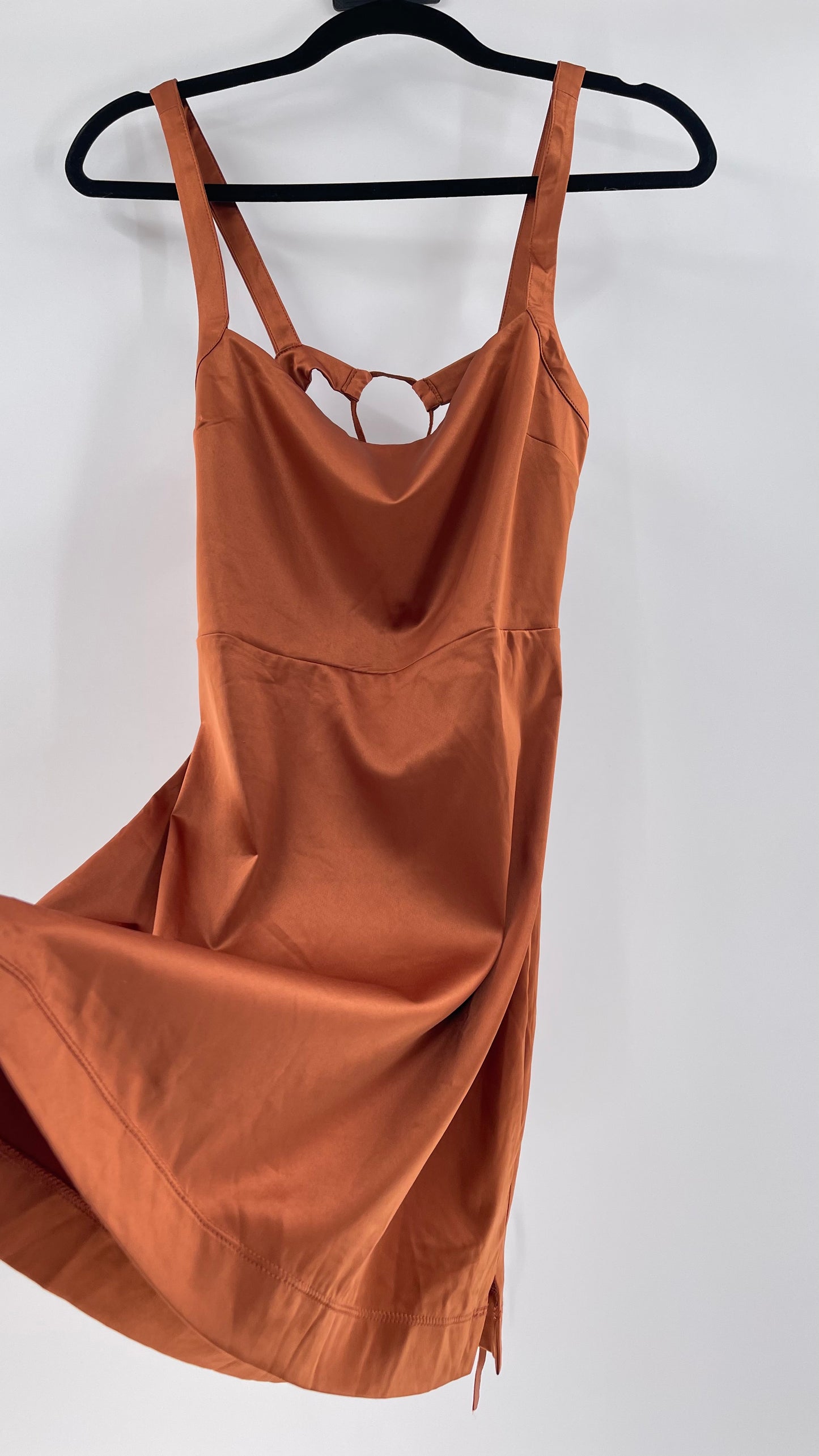 Intimately Free People Burnt Orange Satin Mini (Small)