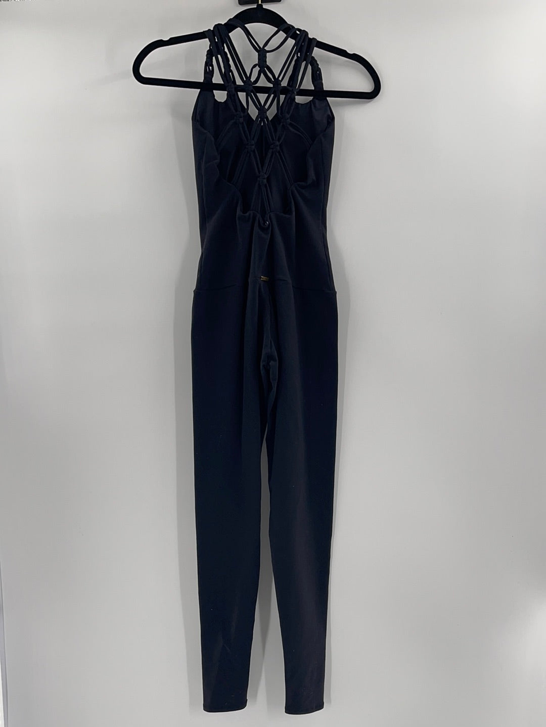 Mika Yogawear - Black Bodysuit Jumpsuit (Size Small)