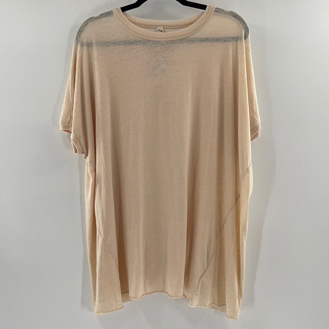 Free People Movement Oversized Pink T (XS)