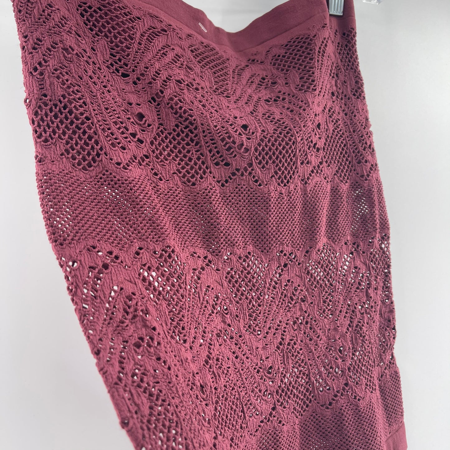 Intimately Free People Burgundy Lace Tube Top (XS)