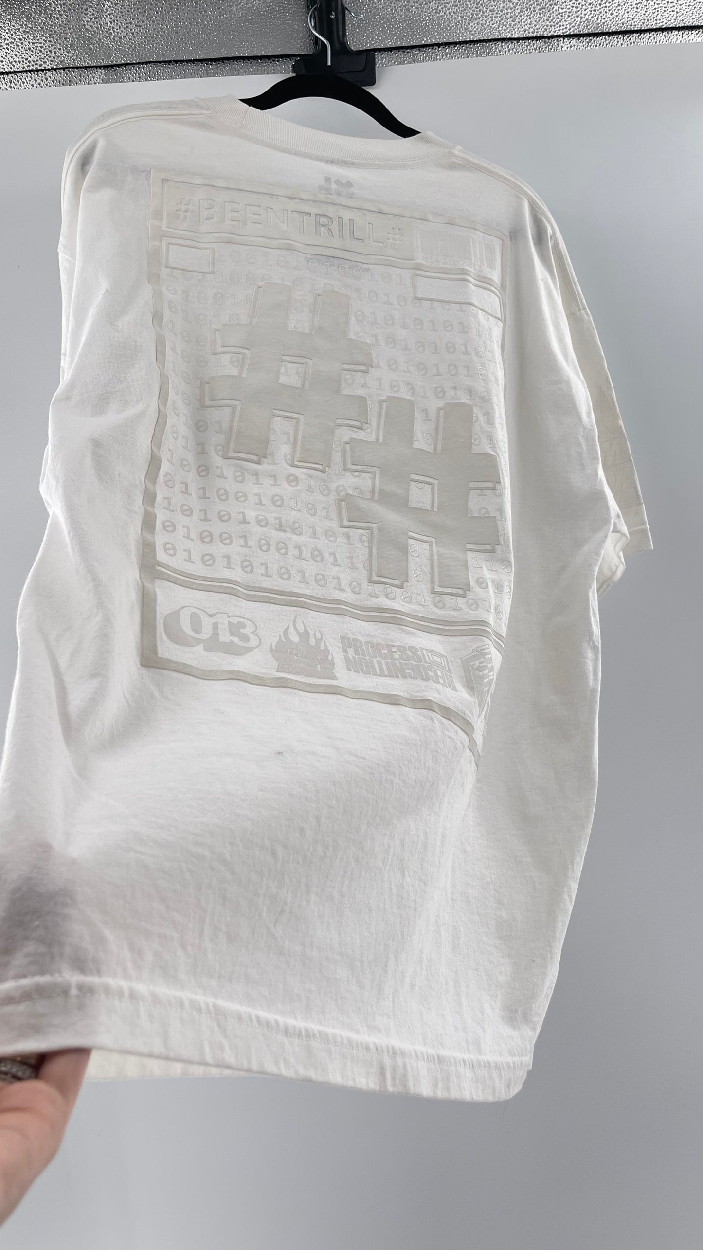 White Screen Printed Been Trill Skate T (XL)