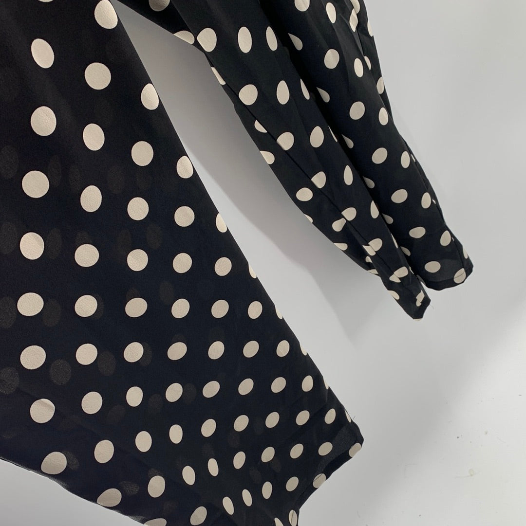 Luca Black/White Polka Dot Jumpsuit (S)