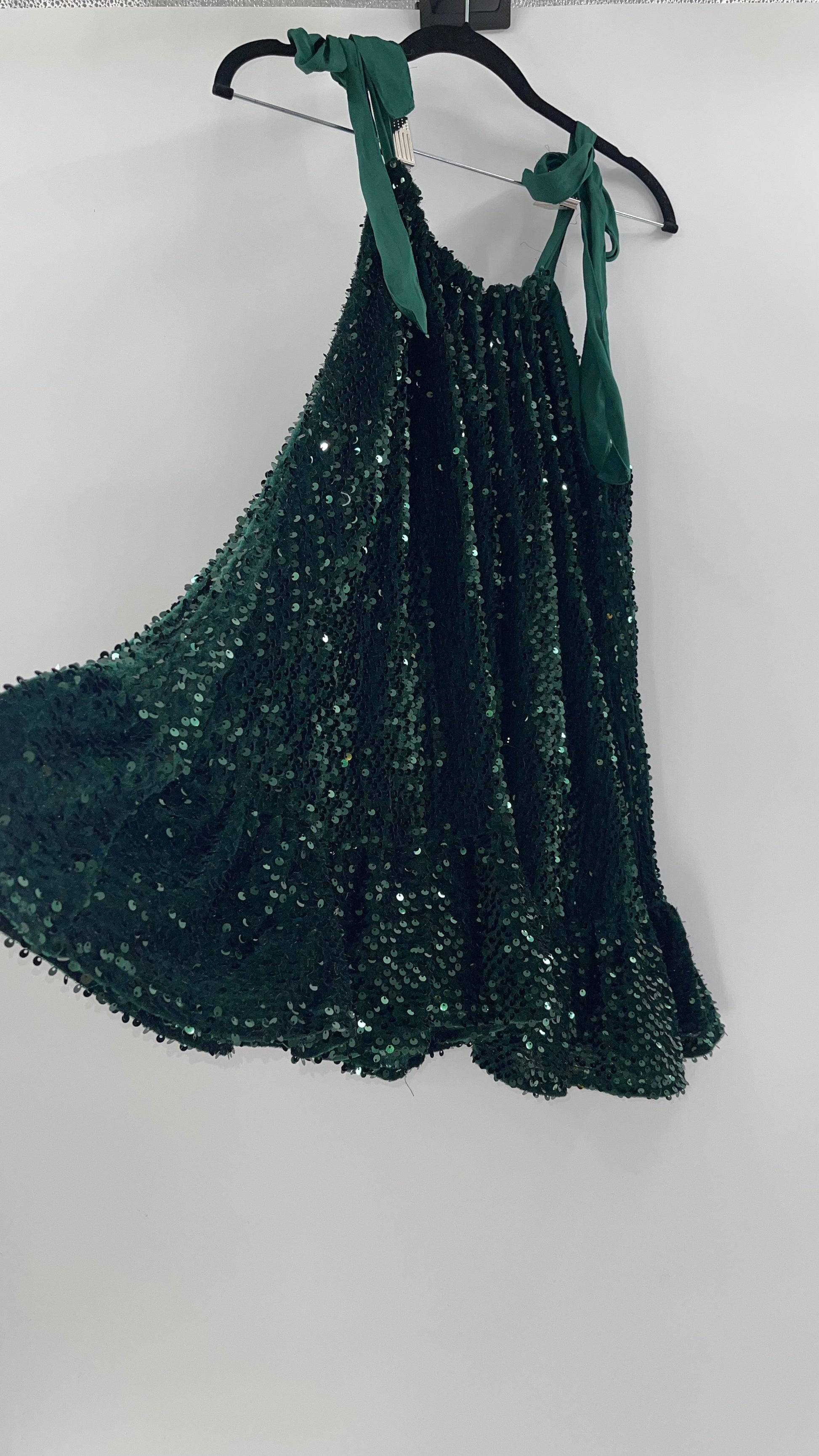 Free People Emerald Green Babydoll (XS) The Thrifty Hippy Free People Emerald Green Babydoll (XS) The Thrifty Hippy