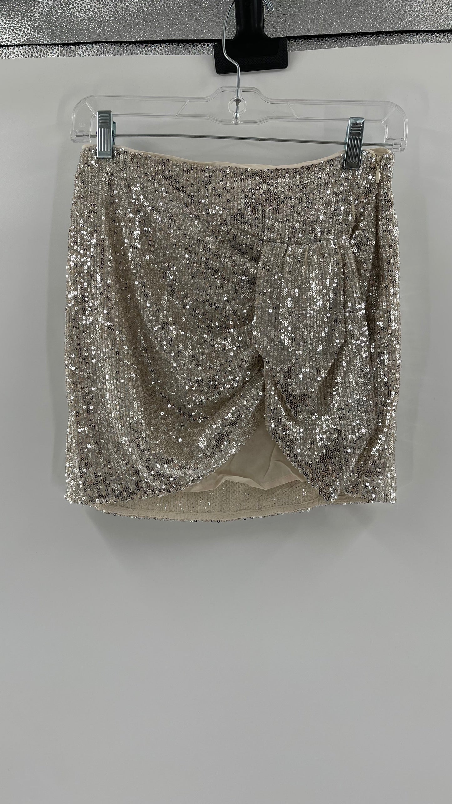Free People Champagne Sequin Skirt (0)