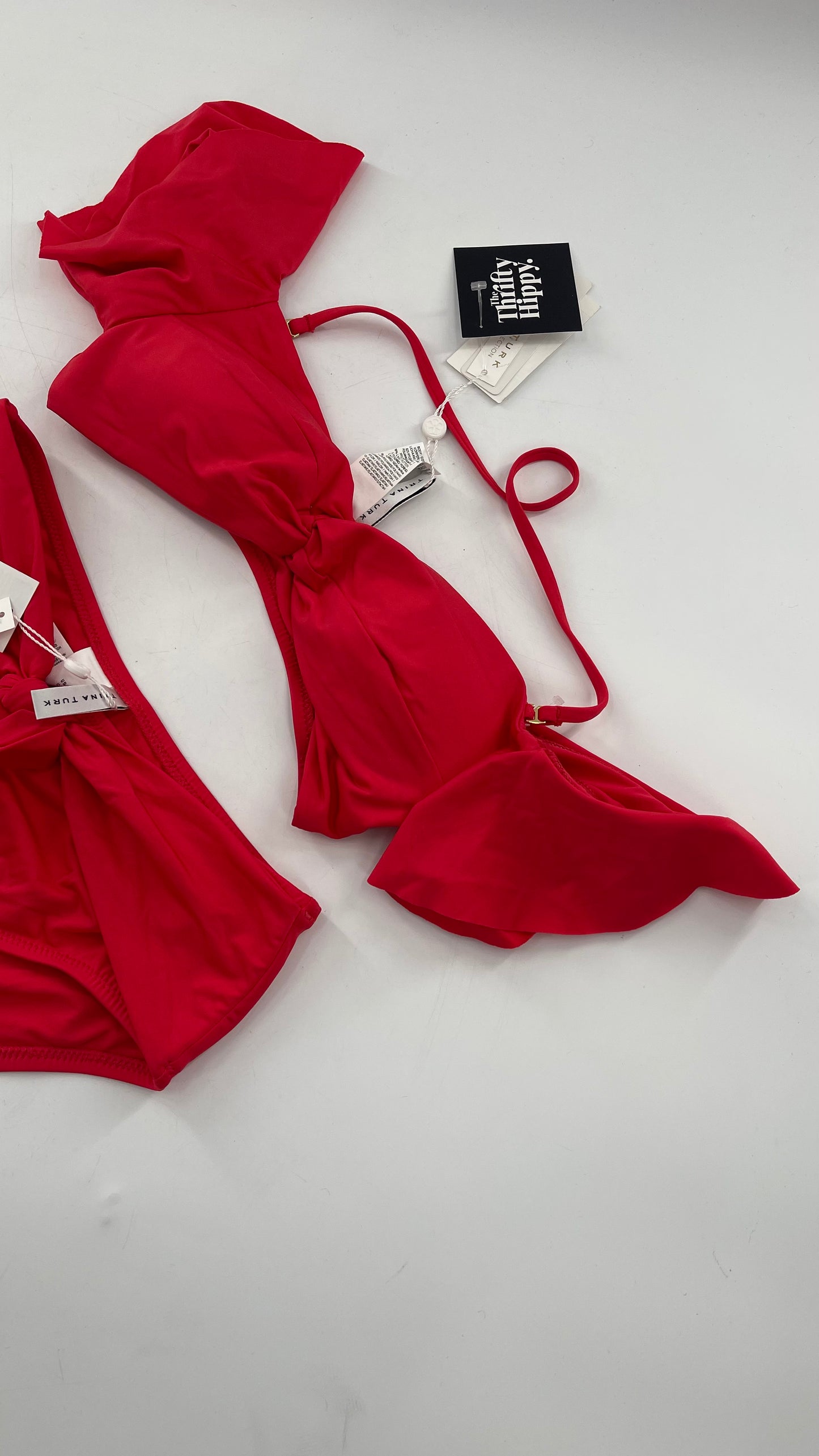 TRINA TURK Red Bikini Set with Tags (6)