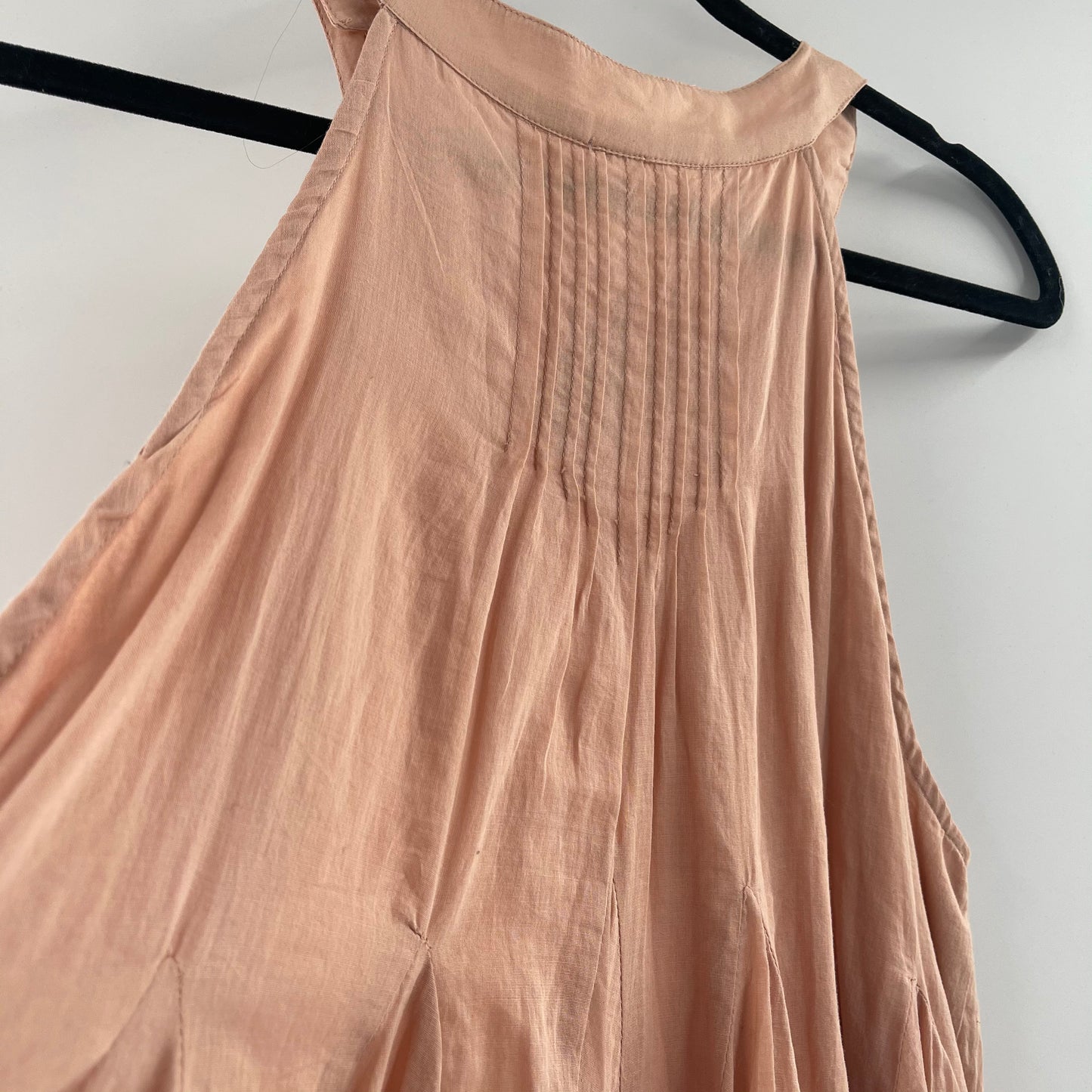 Free People Blush Pleated Tunic (S)