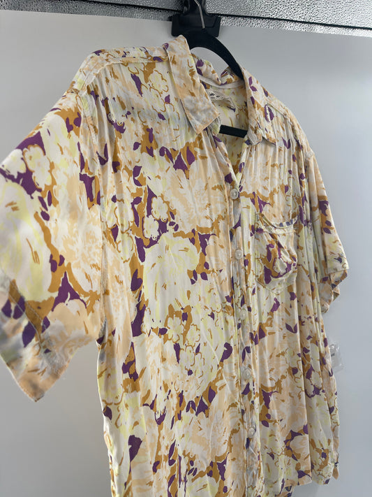 Free People Patterned Button Up (S)