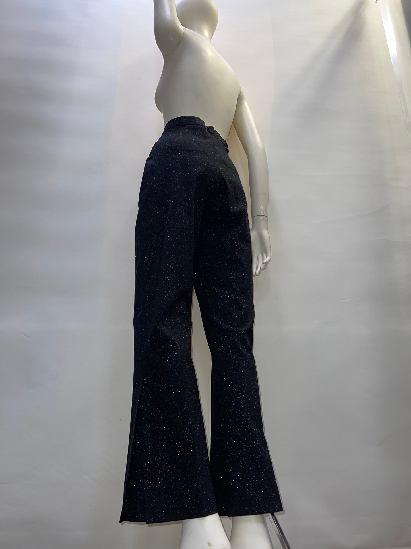 CLOCKHOUSE Vintage Button Up Sparkle Pants (Sz 28)