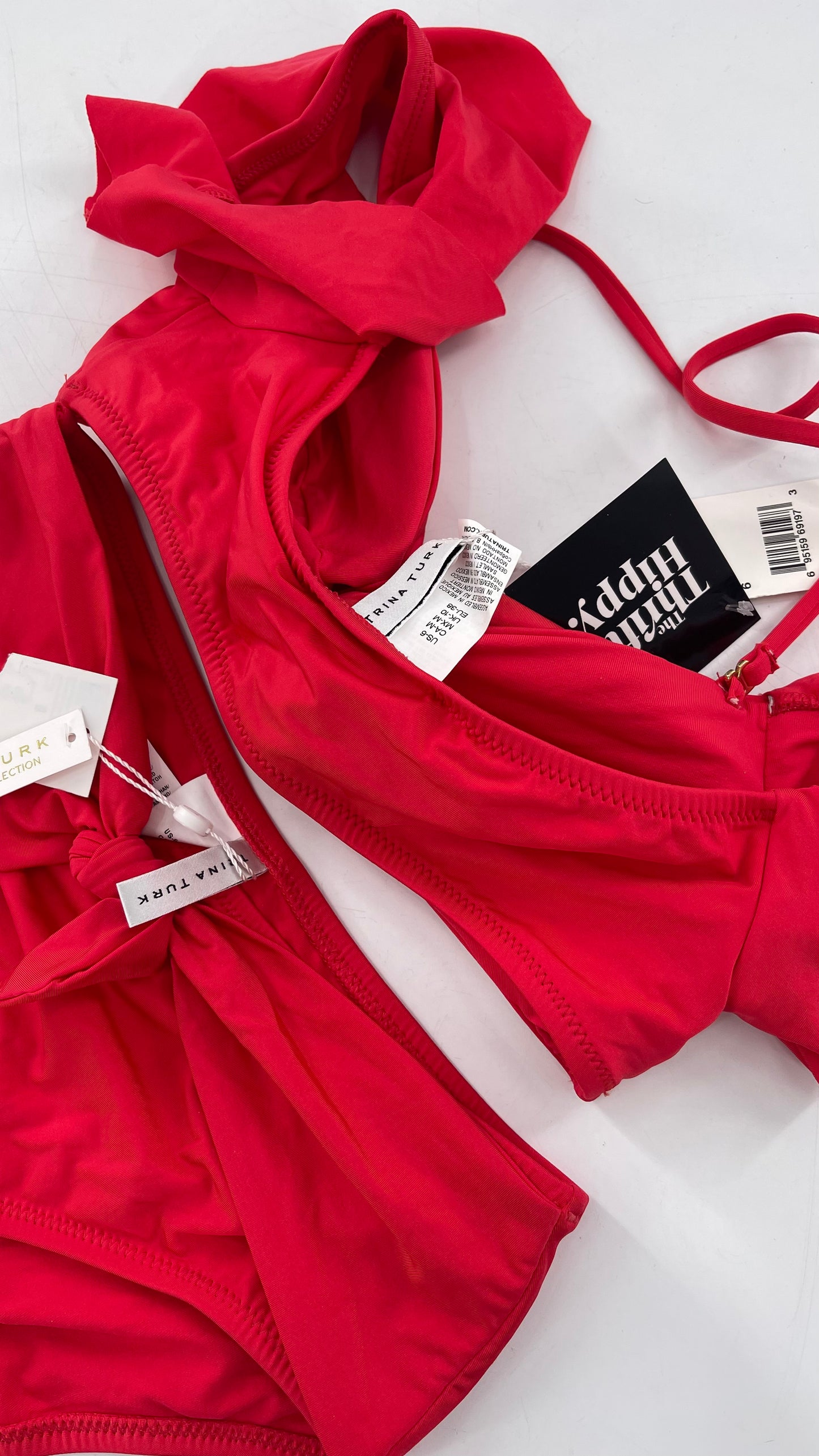 TRINA TURK Red Bikini Set with Tags (6)