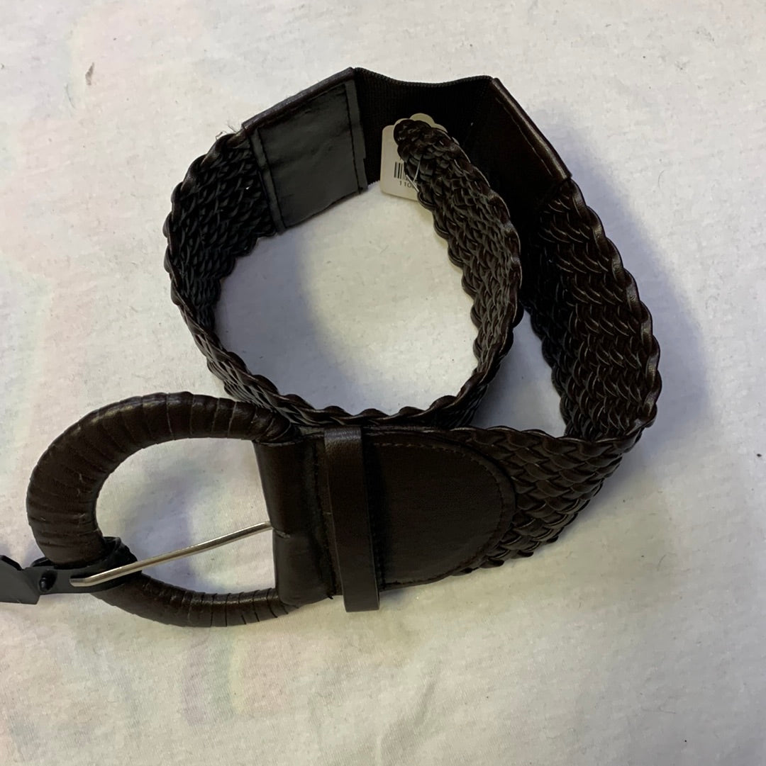 Crochet Faux Leather Belt