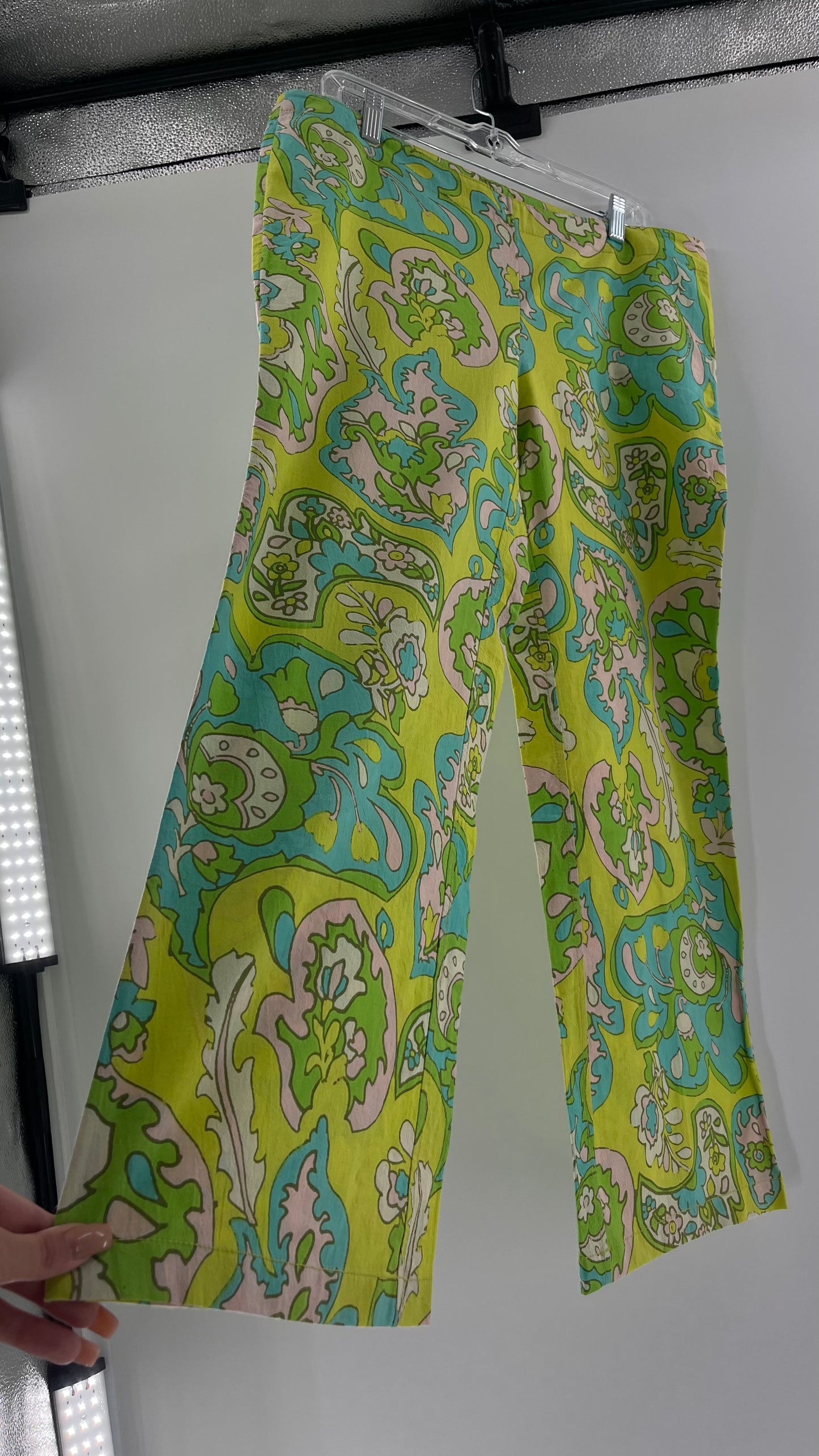 Free People Lime Paisley Patterned  (12)