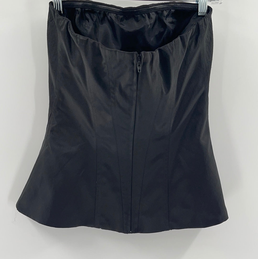 The Limited Black Satin Corset (S)